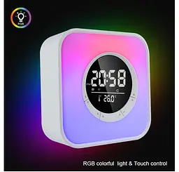 Портативная колонка, часы, будильник Kisonli Q6A Bluetooth 3600mAh 5Вт - мініатюра 3