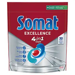 Капсули для посудомийної машини Somat Exellence 30 шт.