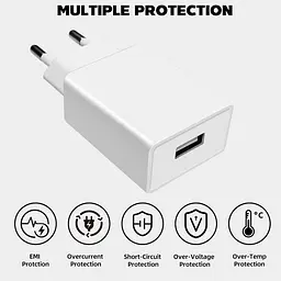 Комплект USB-A зарядних адаптерів 10W для смартфонів, 2 шт - мініатюра 2