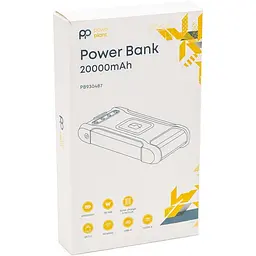 Павербанк PowerPlant Black-orange 20 000 mAh / 18 Вт (PB930487) - мініатюра 6