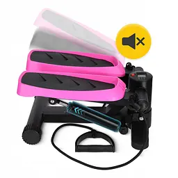 Степпер (міні-степпер) 4FIZJO Evo з еспандерами Black/Pink (P-5905973403870) - мініатюра 5