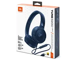Навушники з мікрофоном JBL Tune 520C USB-C Blue (T520CBLU) - мініатюра 10