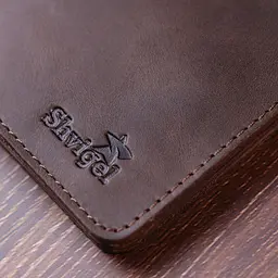 Вінтажне шкіряне портмоне Shvigel 16601 коричневе - мініатюра 10