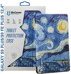 Чохол до планшета BeCover Smart Case Samsung Tab S9 Plus (SM-X810/SM-X816)/S9 FE Plus (SM-X610/SM-X616) 12.4" Night (710379)