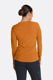 Жіноча футболка Rab Syncrino Base LS Tee Womens 10 Помаранчевий - мініатюра 3