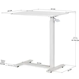 Стіл Hommex Mobidesk Lite White ( TH-010 Lite White) - мініатюра 2