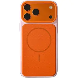 Чохол Epik PC TechWoven Hybrid with MagSafe для Apple iPhone 15 Pro (6.1) Pink / Orange