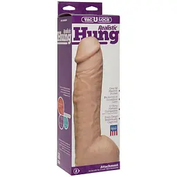 Фалоімітатор Doc Johnson Realistic Hung Vanilla - мініатюра 3