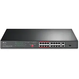 Комутатор TL-SL1218P 16xFE (16xPoE), 2xSFP, 150Вт, Некерований TP-Link teh0018150