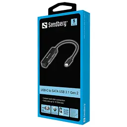 Перехідник USB 3.1 Type-С Gen.2 to SATA III (F) Sandberg (136-37) - мініатюра 2