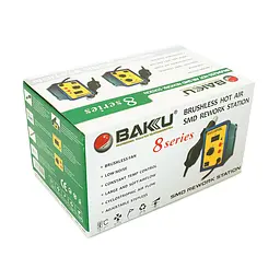 Термоповітряна паяльна станція BAKKU BK 858 цифрова індикація, фен (138*100*150) - мініатюра 2