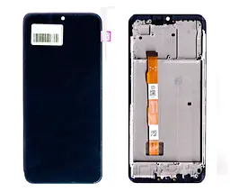 Дисплей Vivo Y15s чорний + рамка