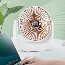 Портативний вентилятор настільний міні ручний Portable Fan AND LY-853 - мініатюра 4