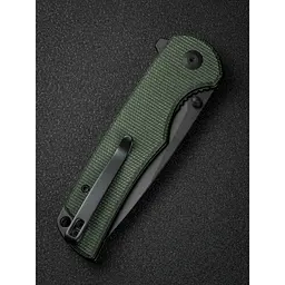 Ніж складаний туристичний Sencut Praktisk, (9.1 см) 9Cr18MoV / Micarta темно-зелений - мініатюра 13