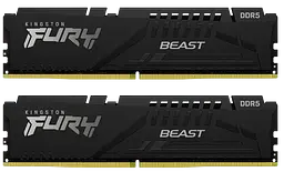 Оперативна пам'ять Kingston Fury 16GB (2x8GB) DDR5 5200MHz Beast Black (KF552C40BBK2-16)