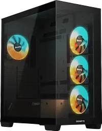 Корпус Gigabyte Aorus C500 Panoramic Stealth ARGB Black (GB-C500P ST) - мініатюра 2