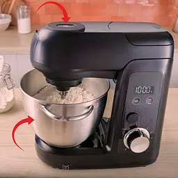 Кухонна машина Tefal Bake Partner + 1100 Вт чорна (QB5458F0) - мініатюра 5