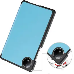 Чохол-книжка BeCover Smart Case для Xiaomi Redmi Pad SE 8.7" Light Blue (711914) - мініатюра 2