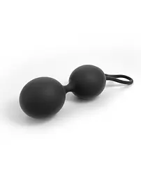 Вагінальні кульки Dorcel Dual Balls, 15.6 см, чорний - мініатюра 2