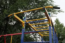 Ігровий комплекс для дітей на вулицю з гіркою і гойдалками - мініатюра 9