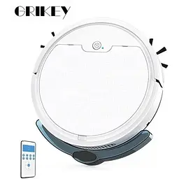 Робот-пилосос Grikey SDJ 3 з баком для води, додаток для управління 3000 мАг Білий (RT007W) - мініатюра 2