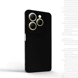 Чохол ArmorStandart Matte Slim Fit для Infinix Hot OT 40 Camera cover Black - мініатюра 2