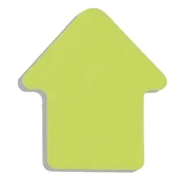 Папір для нотаток Buromax with adhesive layer "Arrow", 50 sheets, NEON colors mix (BM.2366-99)