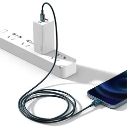 PD кабель Baseus Superior Series Fast Charging Data Cable Type-C to iP PD 20W 1m темно-синій CATLYS-A03 - мініатюра 5