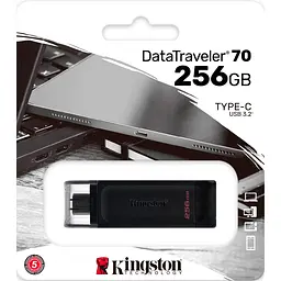 Флеш-накопичувач Kingston DataTraveler 70 256B (DT70/256GB) - мініатюра 3
