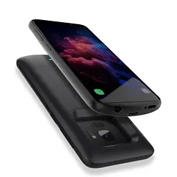 Чохол-акумулятор XON PowerCase для Samsung S9 Plus 5200 mAh Чорний (PCBS2109252B 2346) - мініатюра 3