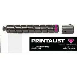 Туба з тонером PRINTALIST для Canon imageRUNNER C3922i/3926i аналог C-EXV64 Magenta ( 25500 ст.) (Canon-EXV64M-PL)