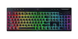 Razer Клавіатура механічна BlackWidow V4 Low-profile HyperSpeed, 104key, Green Switch, USB-A/WL/BT, EN, RGB, чорний