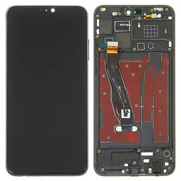Дисплей для Huawei Honor 8X, Honor View 10 Lite, чорний, з рамкою, High , JSN-L21/JSN-L22/JSN-L23/JSN-L42/JSN-AL00/JSN-TL00