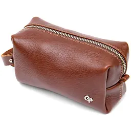 Чоловіча шкіряна косметичка GRANDE PELLE 15х10х7 см acs0018594