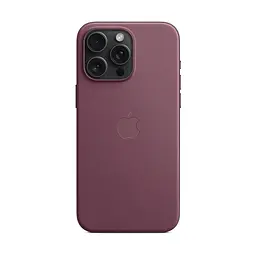 Чехол для Apple iPhone 15 Pro Max, FineWoven Case with MagSafe, бордовый, защитная накладка из материала FineWoven, противоударный, для iPhone, защита всего корпуса, поддержка беспроводной зарядки и MagSafe, (ARM71989) - мініатюра 4