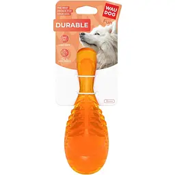 Іграшка для собак Waudog Fun Durable Гомілка термопластична гума 190 мм помаранчева - мініатюра 2