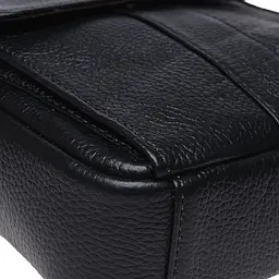 Чоловіча сумка Borsa Leather K18154 27x22x7 см Чорний (14783) - мініатюра 6