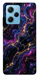 TPU чохол Demsky Purple space marble для Xiaomi Poco X5 Pro 5G
