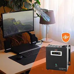 ДБЖ з правильною синусоїдою 12V LPY-W-PSW-500VA+(350Вт)5A/10A - мініатюра 9