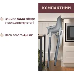 Стілець для годування Chicco Polly Zest, білий (87170.77) - мініатюра 6