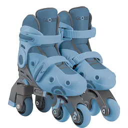 Роликові ковзани Globber Learning Skates 2 в 1 р.30-33 сіро-сині (783-200) - мініатюра 2