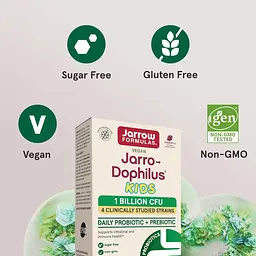 Пробіотики Jarrow Formulas Jarro-Dophilus Kids Probiotic + Prebiotic зі смаком малини 1 млрд 60 жувальних таблеток - мініатюра 3