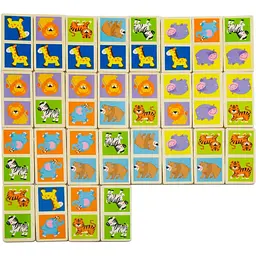 Доміно Viga Toys Звірята (51307) - мініатюра 2