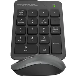 Комплект (клавиатура+мышь) A4tech FG1600C Air2 Grey - миниатюра 3