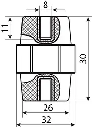 Ізолятор‑тримач SM30 АСКО‑УКРЕМ (A0150100002) - мініатюра 3