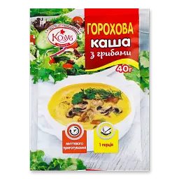 Каша горохова з грибами Козуб продукт 40 г