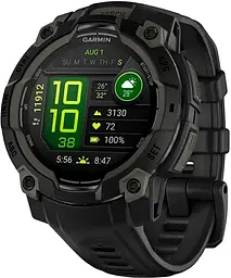 Смарт-часы Garmin Instinct 3 45mm AMOLED Black with Black Band (010-02936-00)