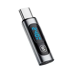OTG USB Type-C вимірювач потужності зарядки гаджетів до 240 Ватт з дисплеєм Essager ES-OTG16
