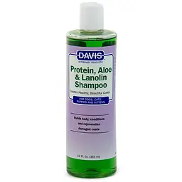 Шампунь Davis Protein & Aloe & Lanolin Девіс із протеїном, алоє, ланоліном для собак і котів (концентрат) 355 мл (PALS12)