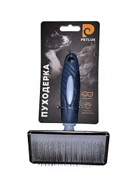 Щітка-пуходерка для котів і собак Petlux L, 12 × 17,5 см